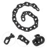 Abaodam Halloween Decoration Chain Realistic Plastic Fake Chain Prop for Spooky Parties Cosplay Haunted House Decor Lightweight Easy to Use for Halloween view 4