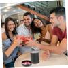1 Set Noise Canceling Dice Shaker Set with Base Stylish PU Leather Dice Cup for Ktv and Bar Games for Enhanced Gameplay and Unique Design view 4