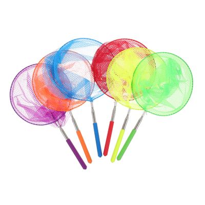 6Pcs Telescopic for Outdoor Net with Slip Handle for Butterfly and Catching Gardens and Ponds Fun Nature Exploration