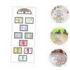 Hopscotch Game Floor Decal for Room Non Damaging Removable Wall Sticker Fun Number Game Floor Sticker for Playroom and Nursery Decor Easy to Apply and Reapply view 2