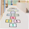 Hopscotch Game Floor Decal for Room Non Damaging Removable Wall Sticker Fun Number Game Floor Sticker for Playroom and Nursery Decor Easy to Apply and Reapply view 3