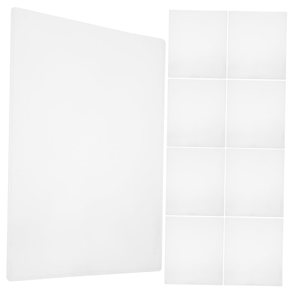10Pcs Transparent Photo Protectors Sleeves for Pictures Convenient Document Holders for Certificates Posters Clear Rigid Paper Protectors