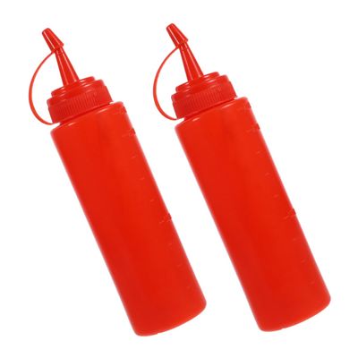 Abaodam 2Pcs Realistic Ketchup Prank Bottle Fun Surprise Prop for April Fool Day Parties Stage Performances Lifelike Tomato Sauce Squirter for Creative Tricks