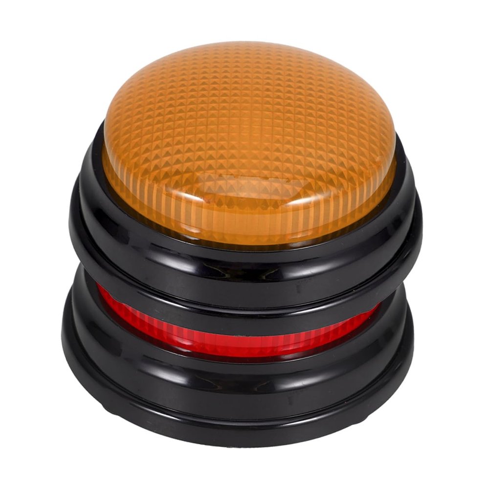 Abaodam 2Pcs Funny Game Button with Sound and Light for Trivia Family Reunions Office Parties and Classroom Activities Easy to Use for All Occasions