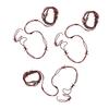Abaodam 3Pcs Realistic Fake Barbed Wire Halloween Prop Plastic Decorations for Scary Parties Haunted Houses and Outdoor Halloween Decor Authentic Rusted Design view 1