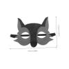 Abaodam 10Pcs Wolf Mask Plastic Felt Half Face Animal Masquerade Masks for Halloween Birthday Parties Role Play Activities view 2
