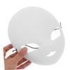 Abaodam 2Pcs DIY Blank White Mask for Masquerade Weddings and Costume Parties Unfinished Full Face Craft Masks for Custom Painting and Unique Designs view 3