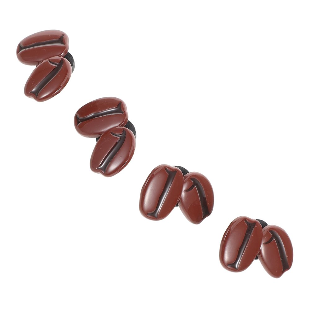 4pcs Cute Coffee Brooch Pins Japanese Style Enamel Bean Lapel Badges for Clothing Bags and Backpacks Stylish Daily Accessories with Unique Aesthetic