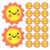 50Pcs Cute Mini Sunflower Erasers for Fun Cartoon Pencil Topper Erasers for Classroom Supplies Birthday Rewards and Prizes Soft and Gentle for Protection view 1