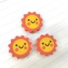 50Pcs Cute Mini Sunflower Erasers for Fun Cartoon Pencil Topper Erasers for Classroom Supplies Birthday Rewards and Prizes Soft and Gentle for Protection view 3