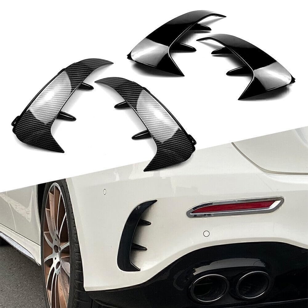 JKAPCYJFHF for Mercedes-Benz A-class W177 A200 A220 2x Rear Bumper Spoiler Canard Air Vent