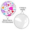 Abaodam 1Set DIY Blank Masks for Creative Cosplay Parties Includes Decorative Accessories for Custom Designs Fun Craft Activity view 3