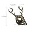 Abaodam Antler Halloween Mask with Detachable Horns Unique Animal for Halloween Party Cosplay Costume Breathable Material for Comfort Eye Catching Design Role Playing Prop view 2