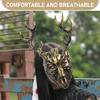Abaodam Antler Halloween Mask with Detachable Horns Unique Animal for Halloween Party Cosplay Costume Breathable Material for Comfort Eye Catching Design Role Playing Prop view 4