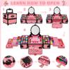 99 Pcs Kids Makeup Kit for Girls, Princess Toys Real Washable Cosmetics Set with Mirror, Hair Ties, Nails, Rings, Earrings, Necklace, Perfect for 3 4 5 6 7 8 Year Old Girls Birthday view 4