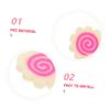 1 Pack Fake Japanese Food Embellishments Soft Clay Narutomaki Slices for DIY Nail Art Crafts and Projects view 3