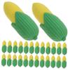 100Pcs Cute Corn Erasers Fun Multi Function Miniature Erasers for School Supplies Daily Use and Classroom Accessories for Teens view 1
