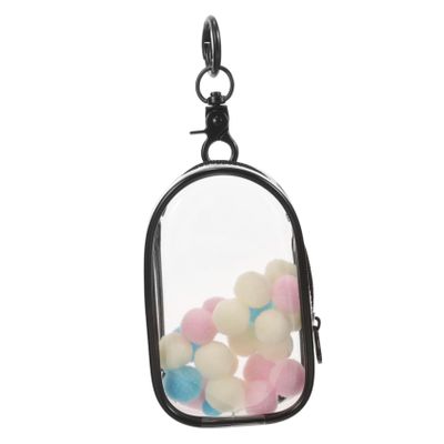 1Set Clear Figure Carrier Bag with Buckle Portable Outdoor Doll Storage Zipper Bag Transparent Display Case for Figures Travel Friendly Accessory for Collectibles