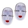Abaodam 2Pcs Japanese Traditional Performance Masks Unique Makeup Party Props for Festivals and Design Craftsmanship for Role Playing Events view 1