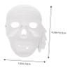 Abaodam 10Pcs DIY Blank Pirate Masks Unpainted Masks for Lightweight Safe Crafting for Dress Up Parties and Creative Projects view 2