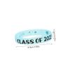 BESTonZON 8Pcs Glow Dark Graduation Wristbands for Class of Silicone Bracelets for Graduation Party Supplies Celebrate Milestones with Celebration view 2