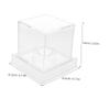Abaodam Acrylic Baseball and Tennis Display Case Base UV Protection Holder for Sports Memorabilia for Home and Store Collectors view 2