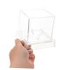 Abaodam Acrylic Baseball and Tennis Display Case Base UV Protection Holder for Sports Memorabilia for Home and Store Collectors view 3