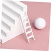 1Pc Dollhouse Decoration Delicate White Design for Tiny Furniture and DIY Projects view 4