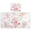 Cute Cartoon Pink Sheep Cooling Baby Mattress Topper 28" x 52" Reusable Crib Padding for Kids, Adult view 1