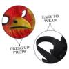 Abaodam Halloween Rooster Mask Comfortable PU Cosplay Prop with Elastic Band for Themed Parties for Halloween Costume and Masquerade Events view 4