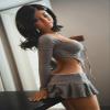 5.48FT Female Seamless Action Figure All TPE Material, Flexible Female Figure, Suitable for Cosplay/Photography/Art (Wig Clothes) Non-Picture Hair and Clothes view 4