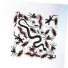 Abaodam 148Pcs Halloween Fake Snake Spider Scorpion and Gecko Prank Props Realistic Artificial Decorations for Parties Mischief and Haunted House Essentials view 2