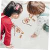 1 Set DIY Wooden Wind Chime Kit for Build Your Own Charming Chinese Feng Shui Windmill Chime Natural Craft Project for Home Decor and Garden for Boys view 4