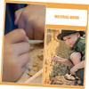 6Pcs Dinosaur Digging Tools for Gem Dig Kit with Hammer Chisel Brush Educational Stem Archaeological Excavation for Young Explorers Safe Fun Playtime view 3