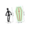 Abaodam 1Set Tiny Coffin Box Model Mini Prank Coffin Boxes for Halloween Party Decorations Portable Ghostly Decor for Various Occasions Plastic Construction view 2