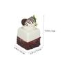 2sets Decorative Cake Model Realistic Artificial Dessert Photo Props for Weddings Parties and Displays Pu Material for Home Bakery and Event Decoration 4pcs*2 view 2