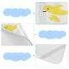 Ocean Animal Whale Yellow Stripe Cooling Baby Toddler Mattress 28" x 52" Breathable Mattress Protector pad for Baby&Toddler view 4
