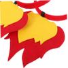 Abaodam 2Pcs Fire Flame Headband Distinctive Flame Costume Accessory for Halloween Carnival and Themed Parties Lightweight Design for Comfortable Wear for Festive view 3