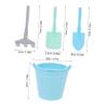 3Sets Beach Set Outdoor Gardening Tools with Buckets Shovels for Tools for Sandbox Beach Activities for Nature Exploration and view 2