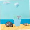 3Sets Beach Set Outdoor Gardening Tools with Buckets Shovels for Tools for Sandbox Beach Activities for Nature Exploration and view 3