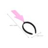 Abaodam 2Pcs Pink Arrow Headband Funny Party Hair Accessories Novelty Photo Props for Events Comfortable Fit Lightweight Design for Halloween Celebrations and Themed view 2