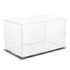 1Pc Acrylic Display Box with Mirror Base Transparent Dust Storage Case for Models Collectibles and Dolls Design for Organization and Protection view 1