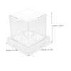 Abaodam Tennis Display Storage Box Acrylic Baseball Holder Stand for Sports Enthusiasts view 2