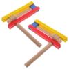 2Pcs Wooden Castanets for Educational Music Instrument Hand Percussion Enhances Coordination Intelligence Development for Early Education Parties view 1