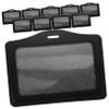 10Pcs Horizontal Id Holder Sleeve Transparent Card Protector for Trading Cards Game Cards Business Cards and Student Id Covers to Keep Your Cards and Clean view 1