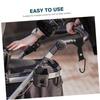 4pcs Carabiner Clip for Baby Stroller: Pram Hooks - Multi Purpose Pram Bag Holder Clip Fit for Strollers Bikes and Shopping Carts view 3