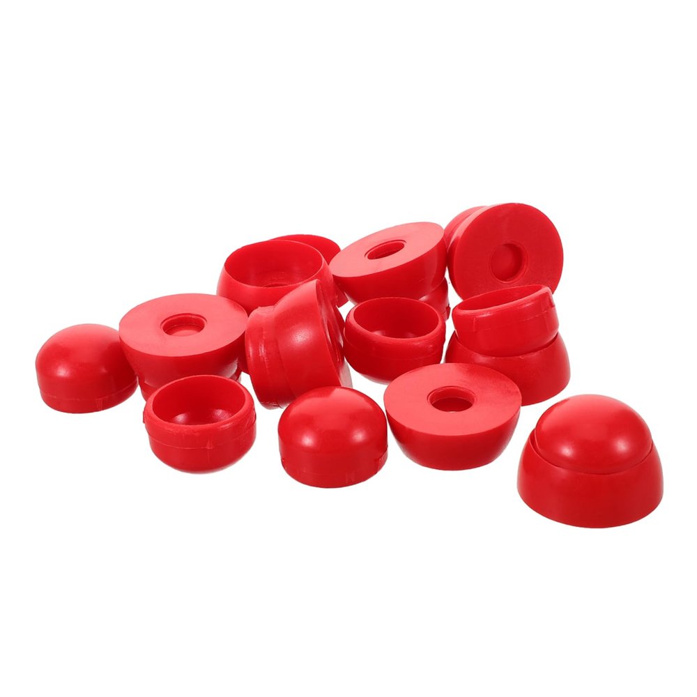 10pcs Plastic Nut Covers for Playground Safety Durable Screw Protective Caps for Play Areas Scratch Design Weather Resistant Bolt Protectors