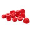 10pcs Plastic Nut Covers for Playground Safety Durable Screw Protective Caps for Play Areas Scratch Design Weather Resistant Bolt Protectors view 1