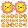 50Pcs Cute Sunflower Pencil Erasers Mini Erasers for Soft Material Fun Classroom Supplies Adorable Design for School Prizes and Rewards view 1