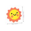 50Pcs Cute Sunflower Pencil Erasers Mini Erasers for Soft Material Fun Classroom Supplies Adorable Design for School Prizes and Rewards view 2